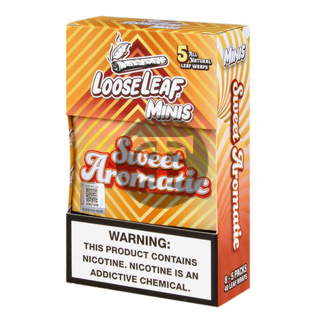 Mini Loose Leaf Sweet Aromatic wraps 8 packs of 5