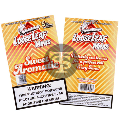 Mini Loose Leaf Sweet Aromatic wraps 8 packs of 5