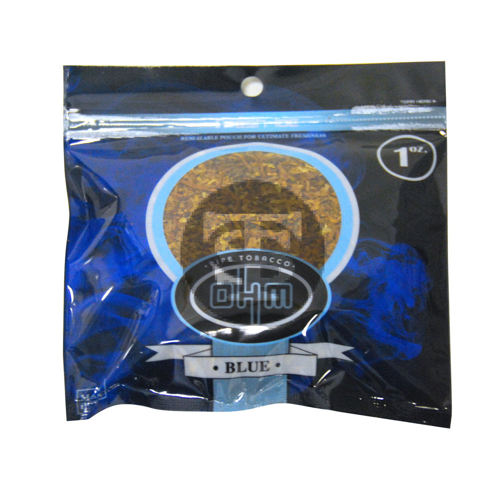 OHM Blue Pipe Tobacco 1 oz. Bag 1