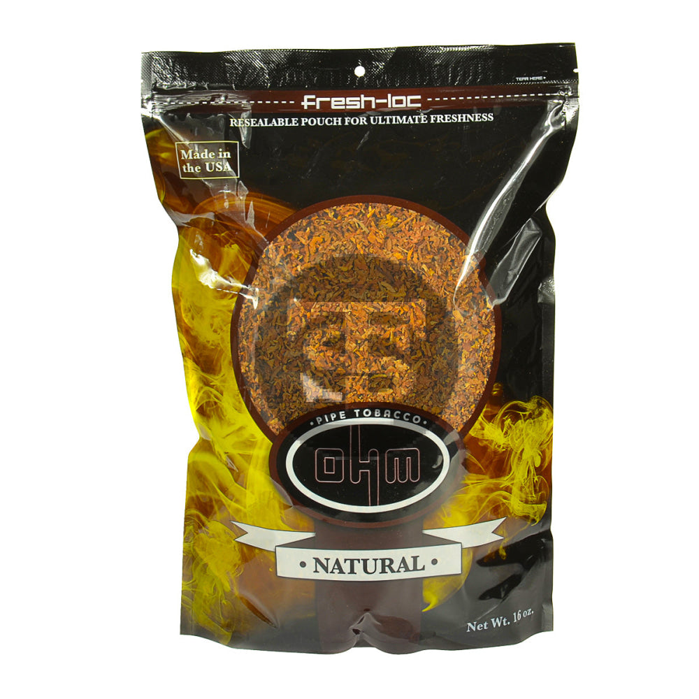 OHM Natural Pipe Tobacco 16 oz. Bag 1