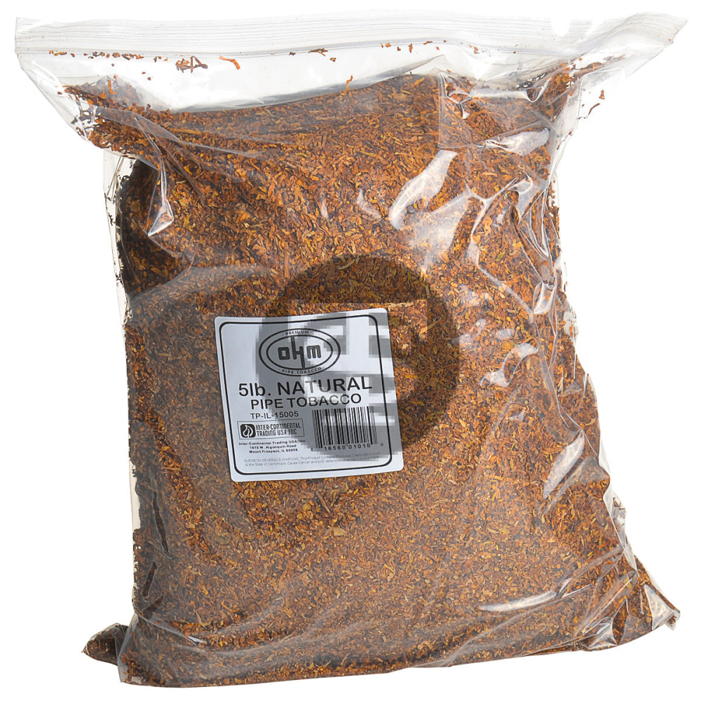 OHM Natural Pipe Tobacco 5 Lb. Bag 1