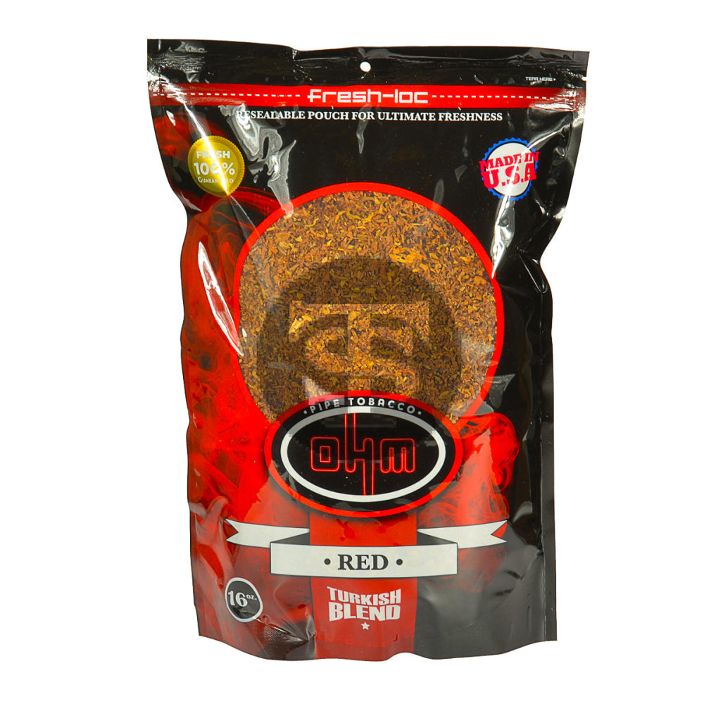 OHM Turkish Red Pipe Tobacco 16 oz. Bag 1