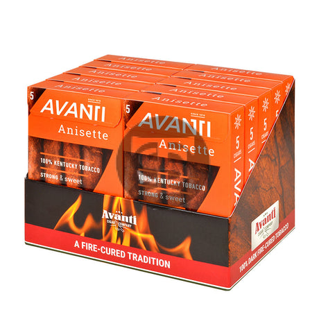 Parodi Avanti Anisette Cigars 10 Packs of 5