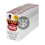 Phillies Blunt Titan White Cigars 20 Packs of 5 1