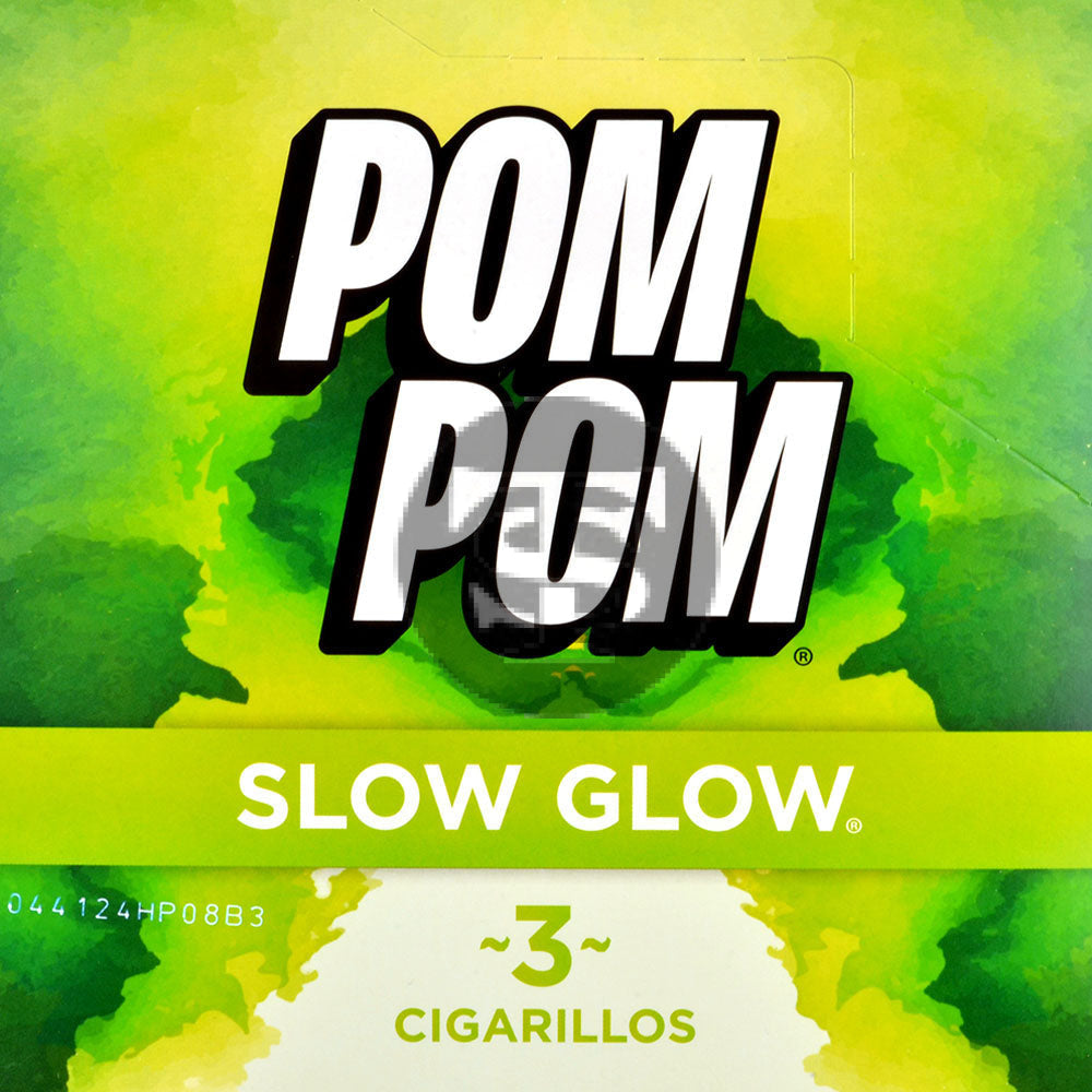 Pom Pom Cigarillos $1.19 Pre Priced 15 Packs of 3 Cigars Slow Glow