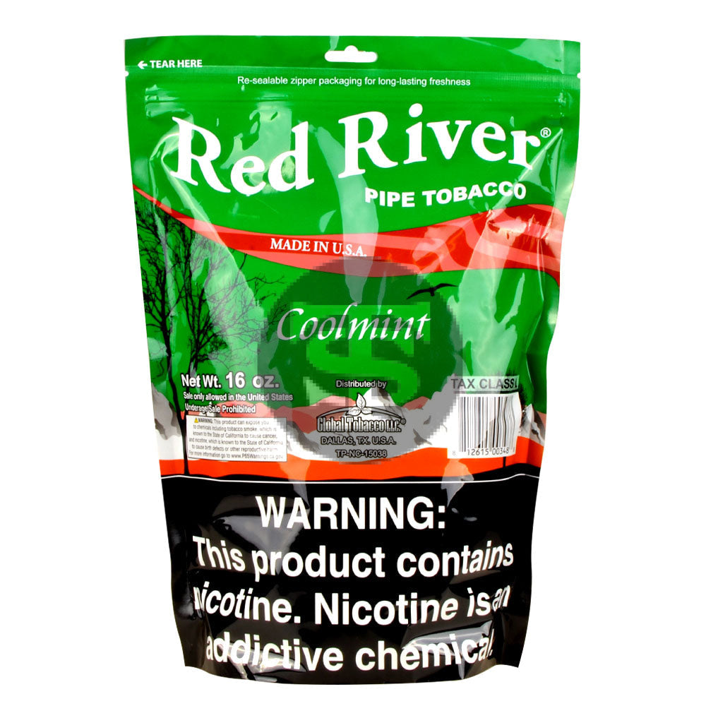 Red River Cool Mint Pipe Tobacco 16 oz. Bag