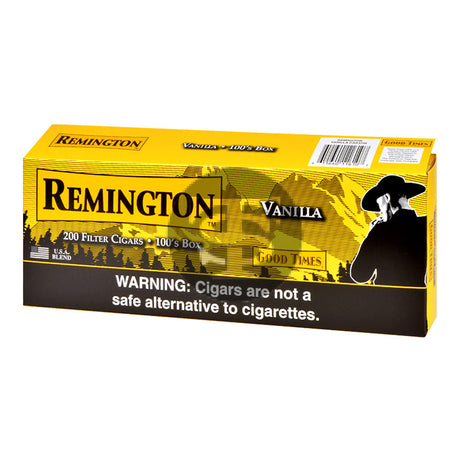 Remington Vanilla Filtered Cigars 10 Packs of 20