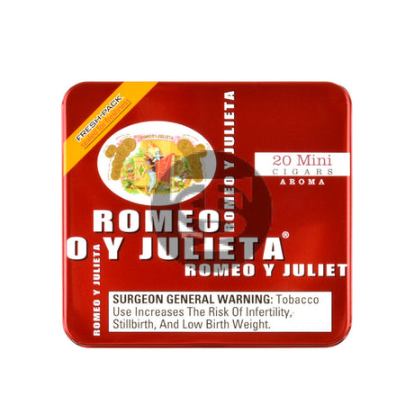 Romeo Y Julieta Mini Aroma Cigars 5 Tins of 20 2