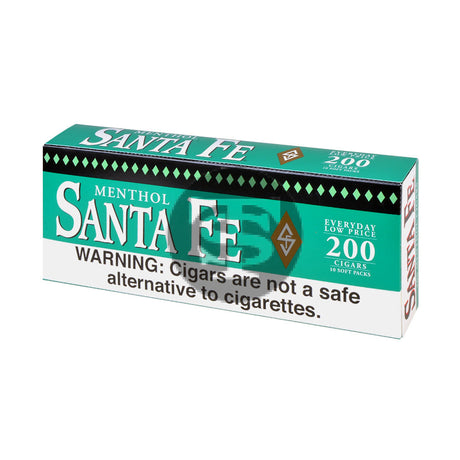 Santa Fe Menthol Filtered Cigars 10 Packs of 20