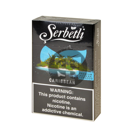 Serbetli Premium Hookah Tobacco 10 packs of 50g Caribbean