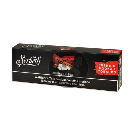 Serbetli Premium Hookah Tobacco 10 packs of 50g Cinnamon Gum