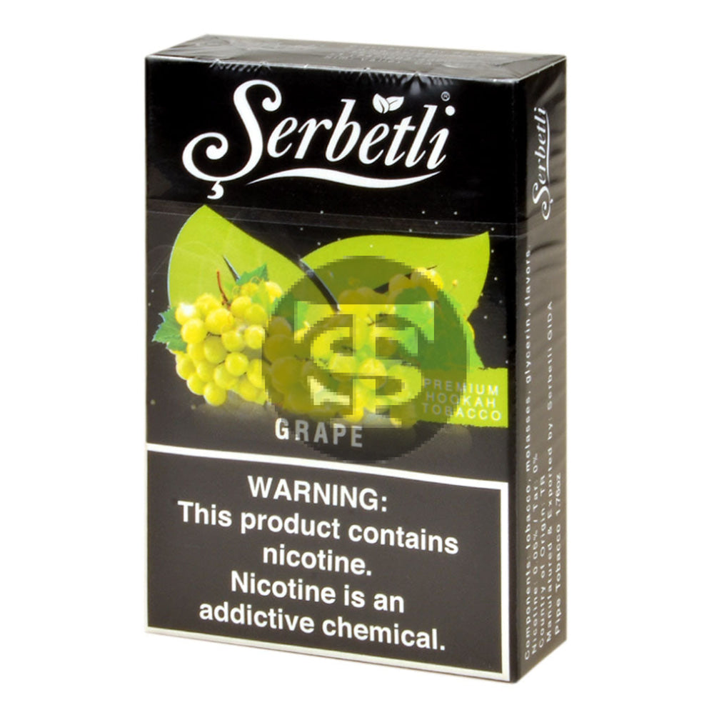 Serbetli Premium Hookah Tobacco 10 packs of 50g Grape