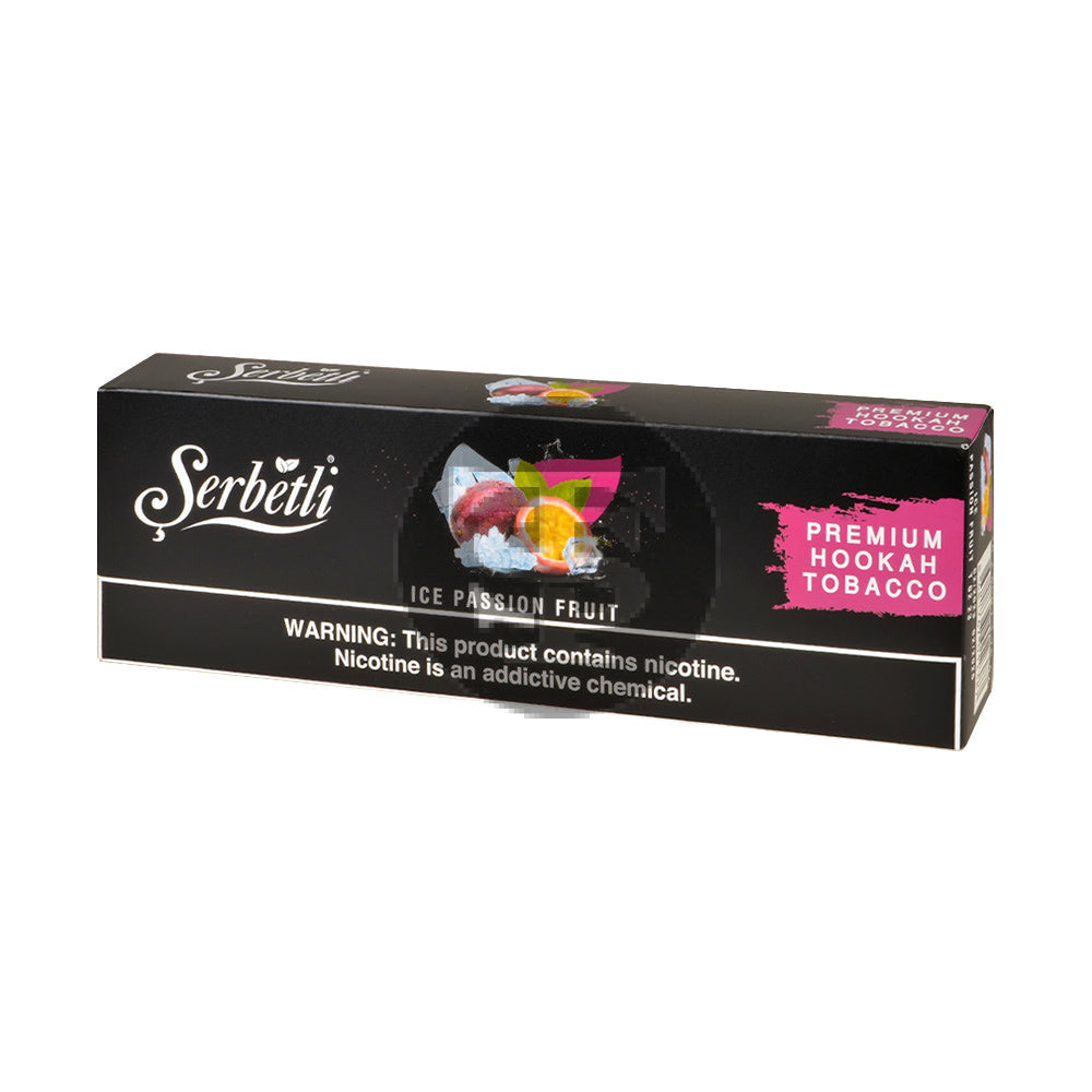 Serbetli Premium Hookah Tobacco 10 packs of 50g Ice Passion Fruit