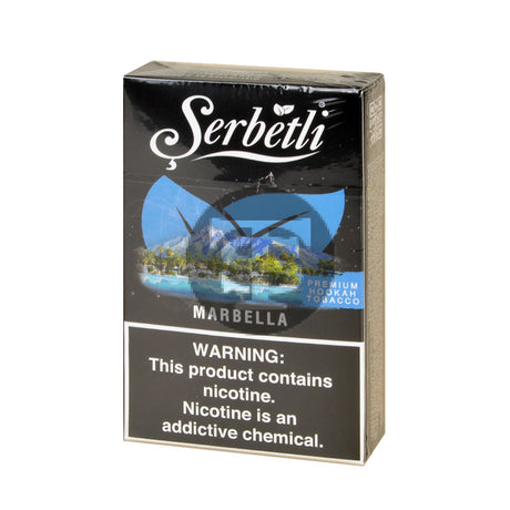 Serbetli Premium Hookah Tobacco 10 packs of 50g Marbella