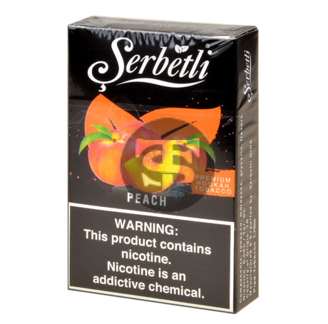 Serbetli Premium Hookah Tobacco 10 packs of 50g Peach