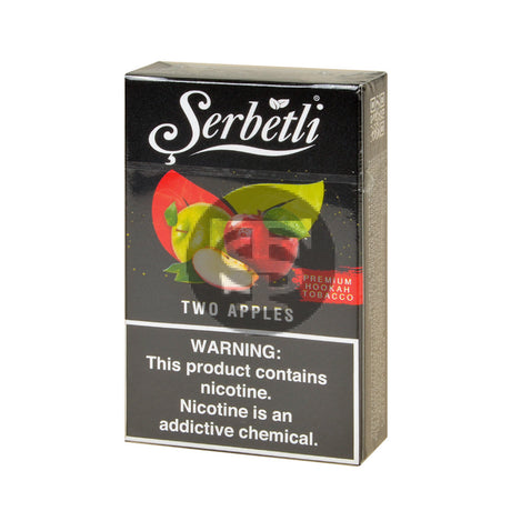 Serbetli Premium Hookah Tobacco 10 packs of 50g Two Apples