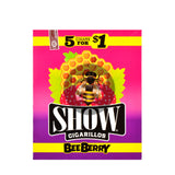 Show Cigarillos Bee Berry Pre Priced 15 Pouches of 5