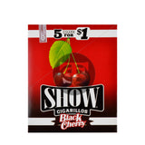 Show Cigarillos Black Cherry Pre Priced 15 Pouches of 5