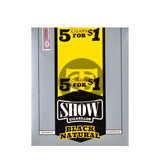 Show Cigarillos Black Natural Pre Priced 15 Pouches of 5