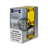 Show Cigarillos Black Natural Pre Priced 15 Pouches of 5