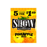 Show Cigarillos Show Buzz (Pineapple) 15 Pouches of 5 Pre-Priced $1.49