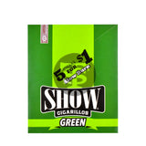 Show Cigarillos Green Sweet Pre Priced 15 Pouches of 5