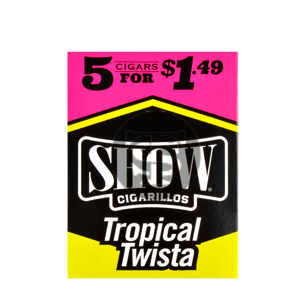 Show Cigarillos Tropical Twista 15 Pouches of 5 Pre-Priced $1.49