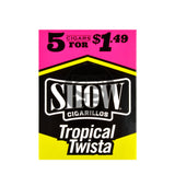 Show Cigarillos Tropical Twista 15 Pouches of 5 Pre-Priced $1.49