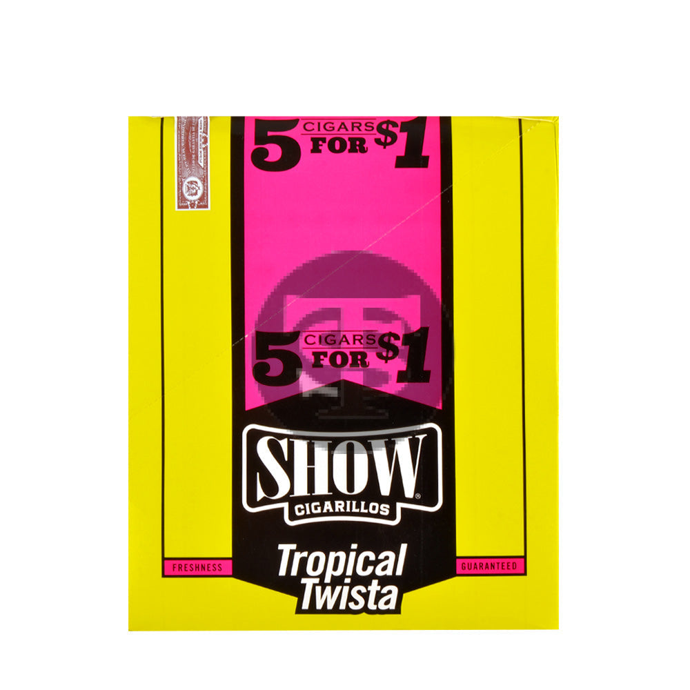 Show Cigarillos Tropical Twista Pre Priced 15 Pouches of 5