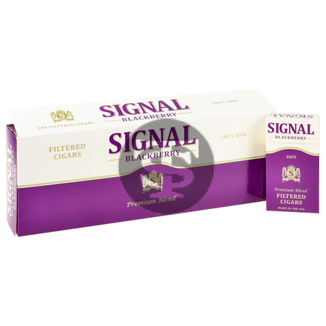 Signal Blackberry Filtered Cigars 10 Packs of 20 1