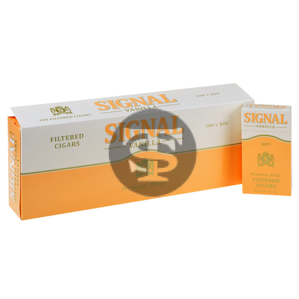 Signal Vanilla Filtered Cigars 10 Packs of 20 3