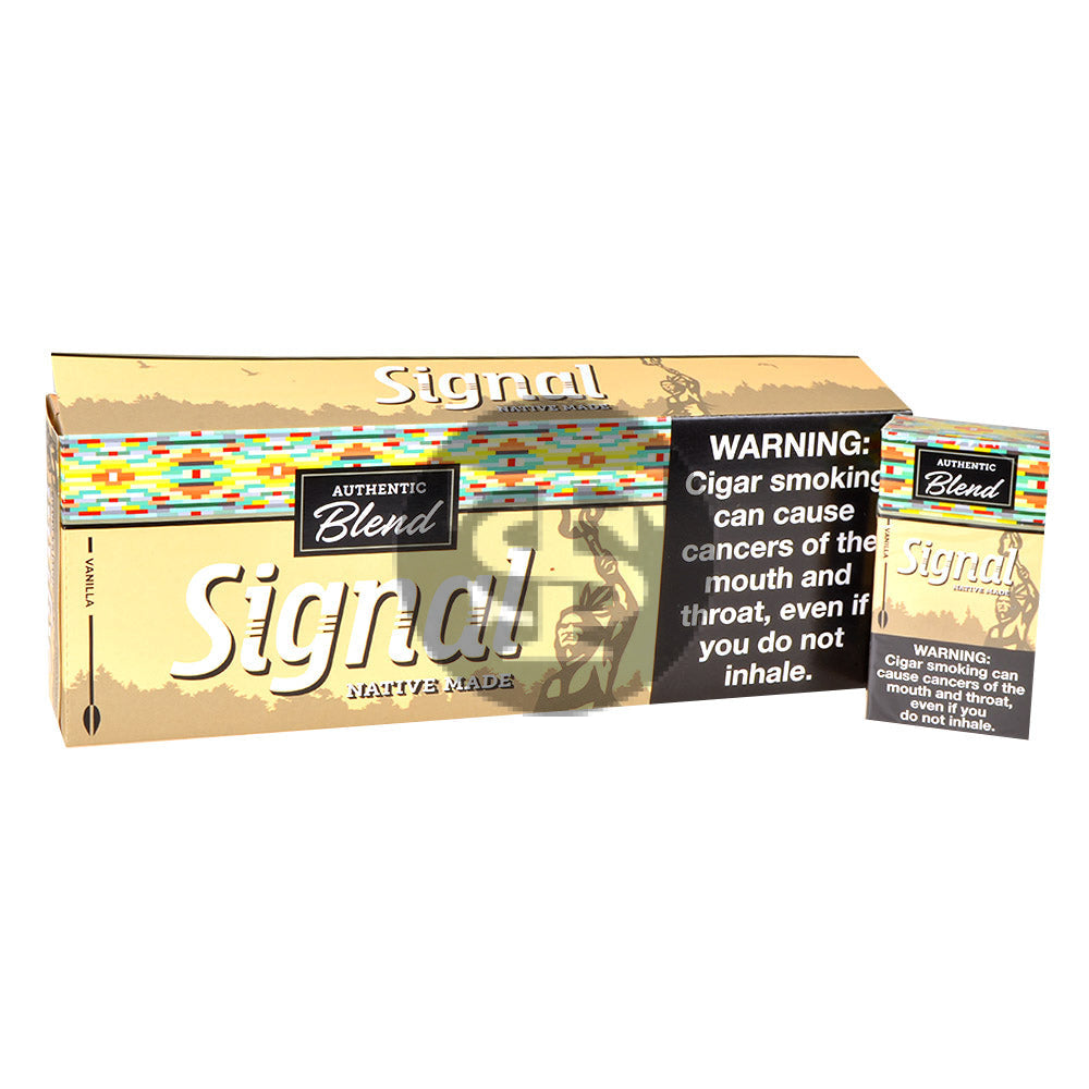 Signal Vanilla Filtered Cigars 10 Packs of 20 1