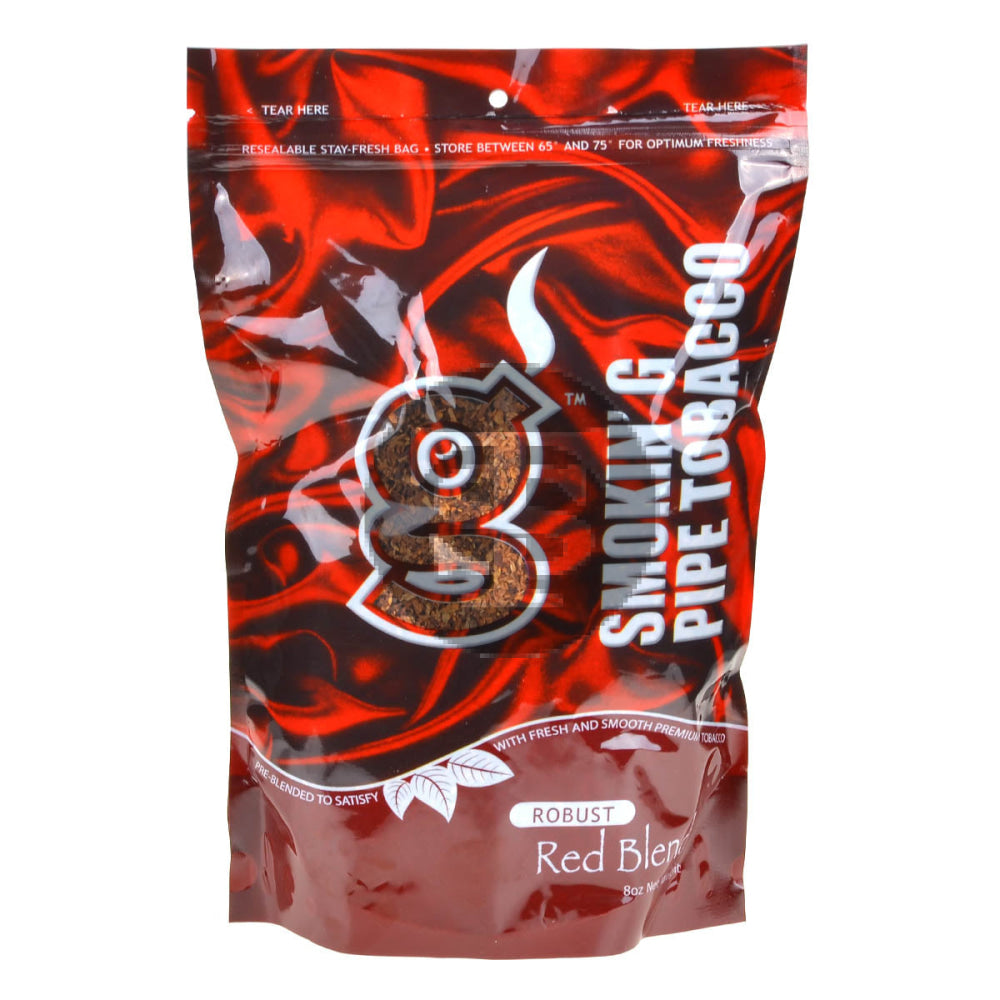 Smokin' G Pipe Tobacco Robust Red Blend 8 oz. Bag 1