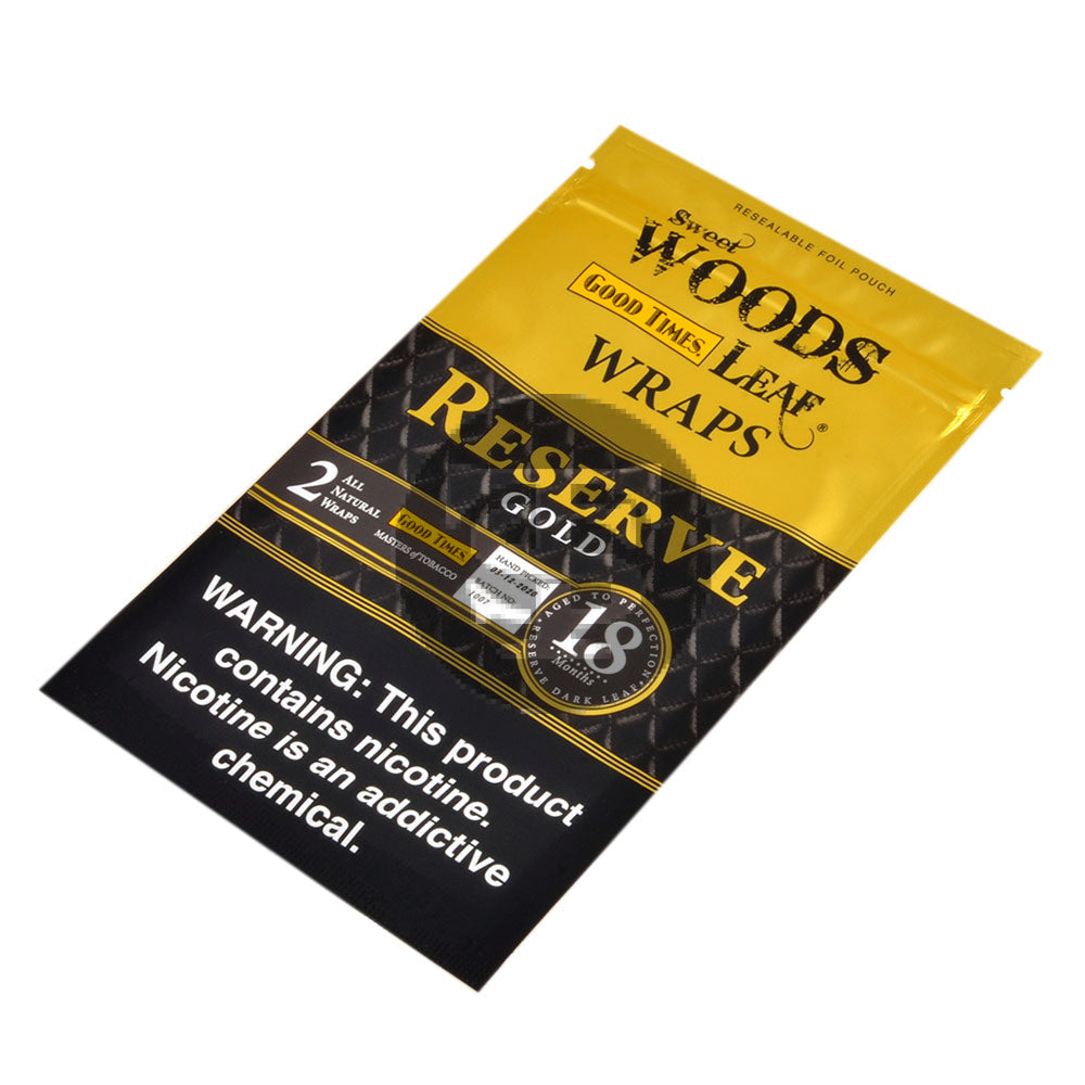 Sweet Woods Leaf Reserve Gold Wraps 20 packs of 2