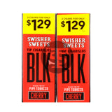 Swisher Sweets BLK Tip Cigarillos $1.29 Cherry 30 pouches of 2