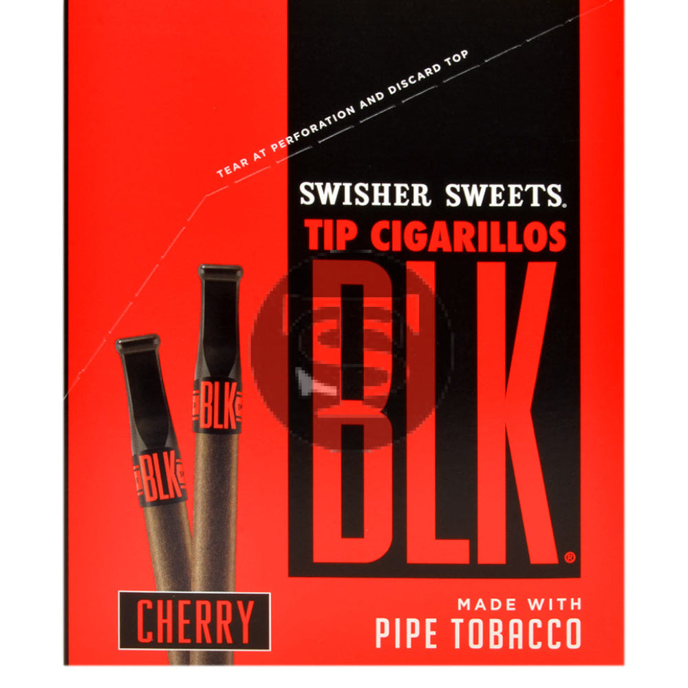 Swisher Sweets BLK Tip Cigarillos 2 for $1.49 Cherry 15 pouches of 2