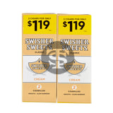 Swisher Sweets Cigarillos $1.19 Pre Priced 30 Packs of 2 Cigars Cream