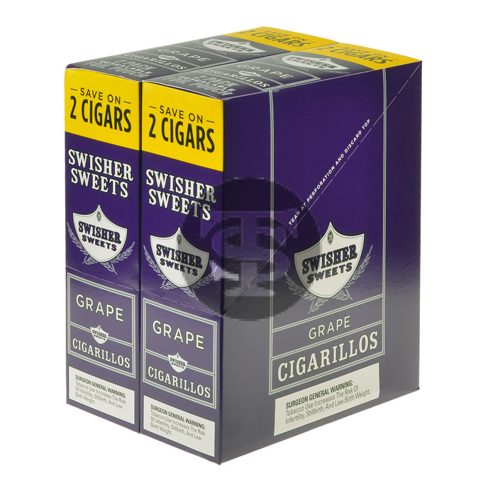 Swisher Sweets Cigarillos 30 Packs of 2 Cigars Grape 4