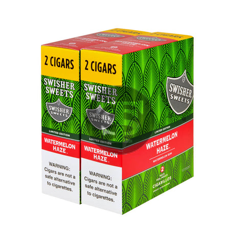 Swisher Sweets Cigarillos 30 Packs of 2 Cigars Watermelon Haze