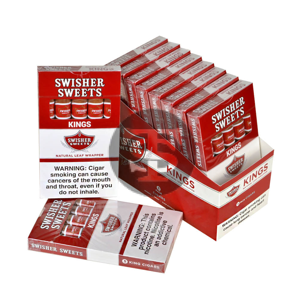 Swisher Sweets Kings Cigars 10 Packs of 5