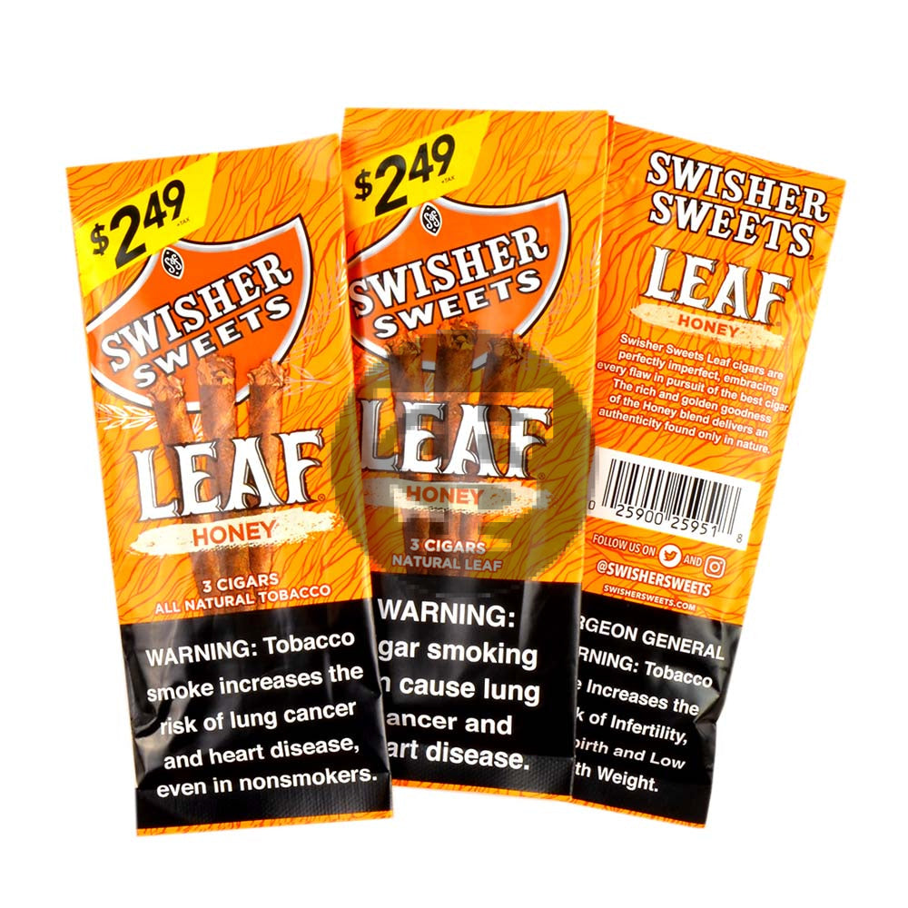 Swisher Sweets Leaf 3 for $2.49 Pack of 30 Honey