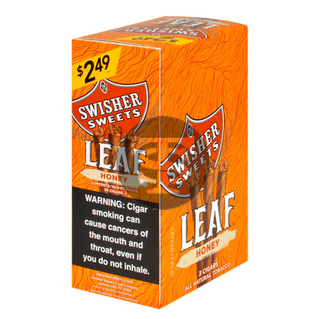 Swisher Sweets Leaf 3 for $2.49 Pack of 30 Honey