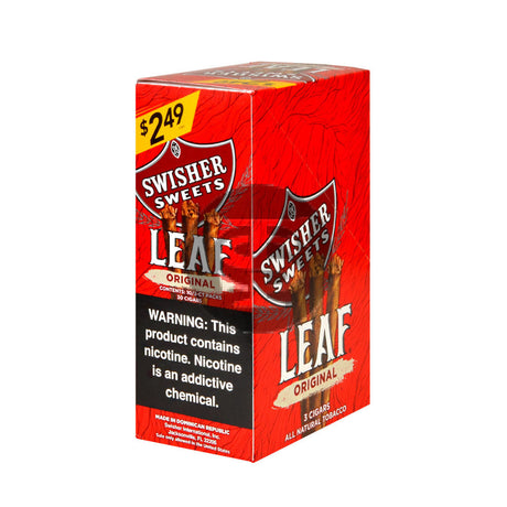 Swisher Sweets Leaf 3 for $2.49 Pack of 30 Original 2