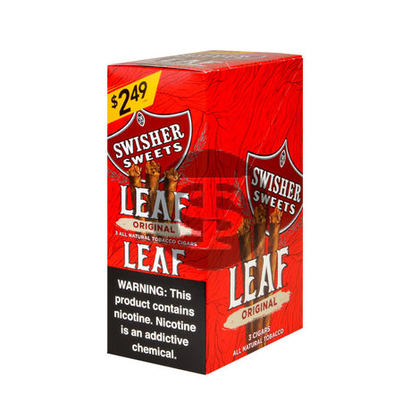 Swisher Sweets Leaf 3 for $2.49 Pack of 30 Original 1