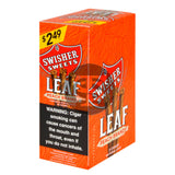 Swisher Sweets Leaf 3 for $2.49 Pack of 30 Peach Brandy