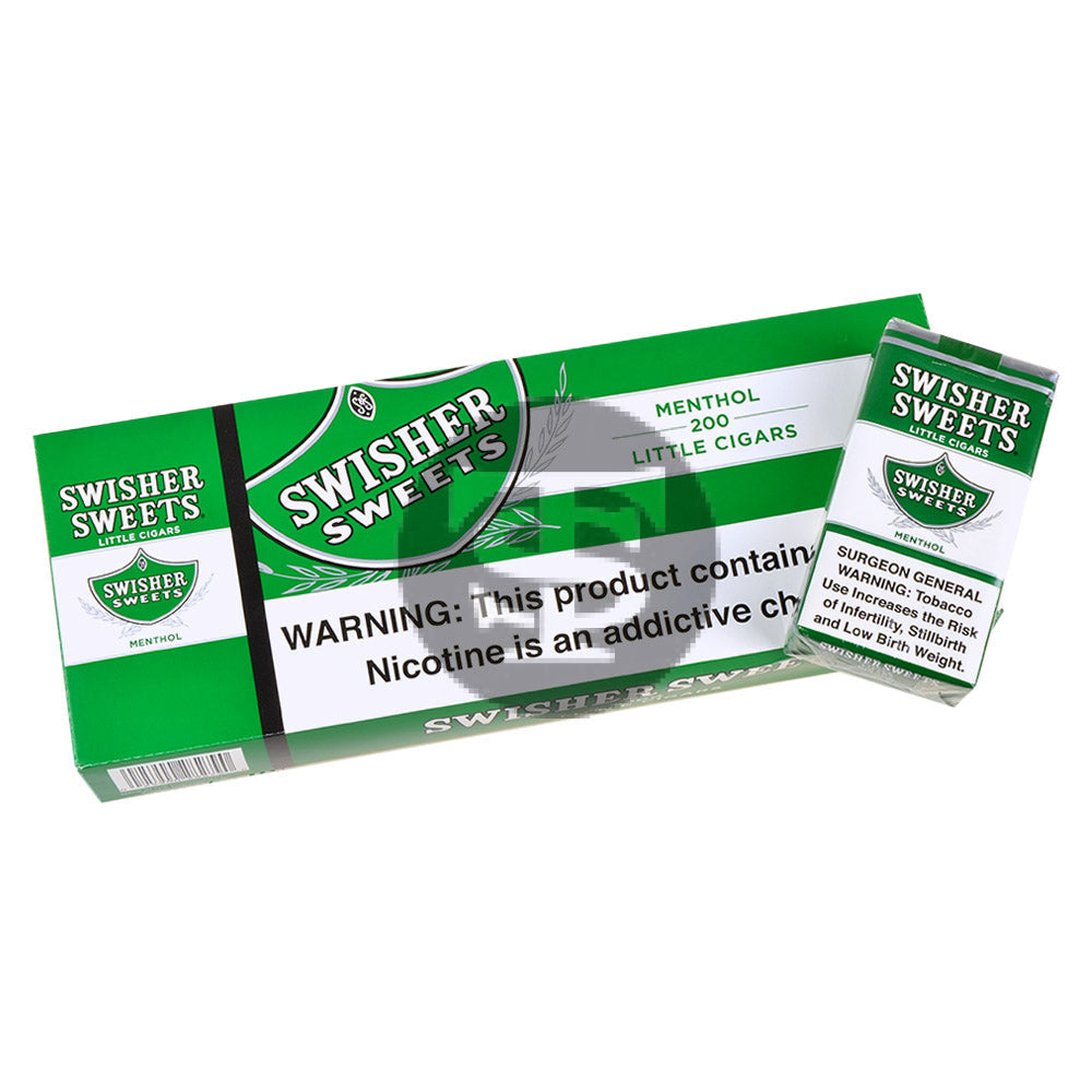 Swisher Sweets Little Cigars 100mm 10 Packs of 20 Menthol 2