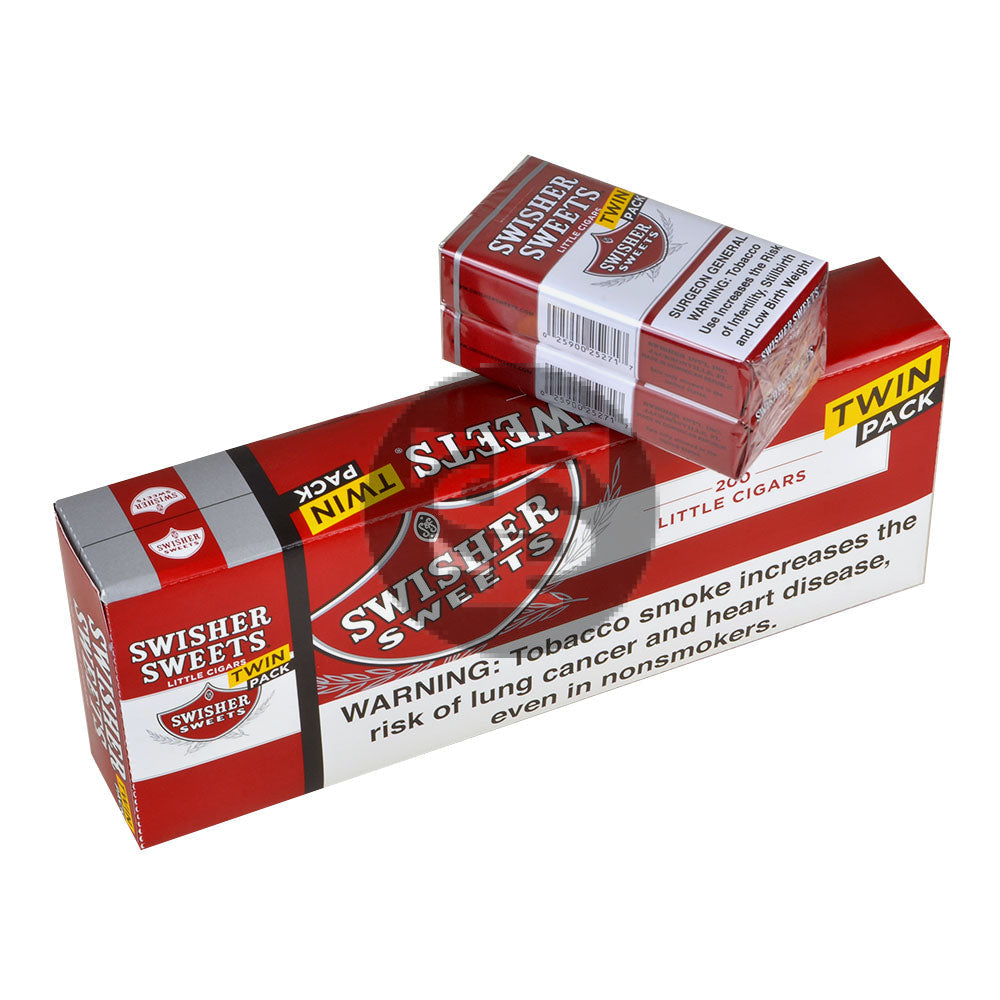 Swisher Sweets Little Cigars 100mm Twin Pack 5 Packs of 40 Regular 2