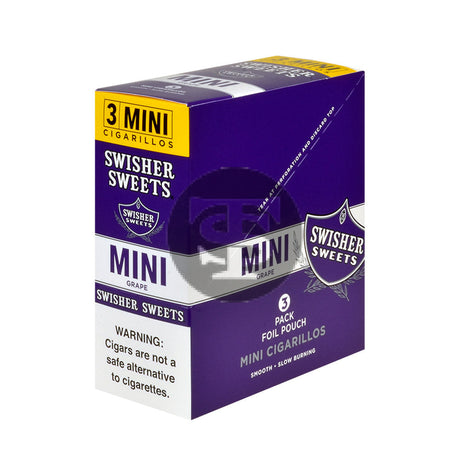 Swisher Sweets Mini Cigarillos Grape 15 Pouches of 3 1