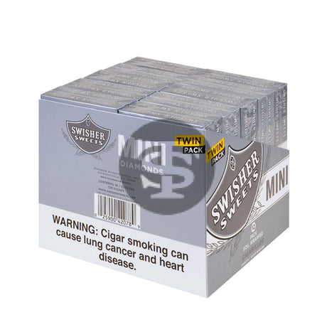 Swisher Sweets Mini Cigarillos Twin 20 Packs of 6 Cigars Diamonds 2