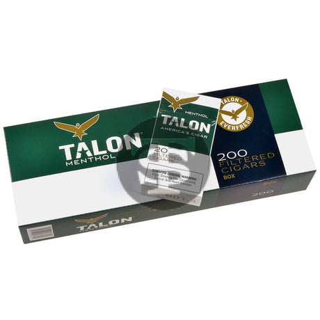 Talon Menthol Filtered Cigars 10 Packs of 20